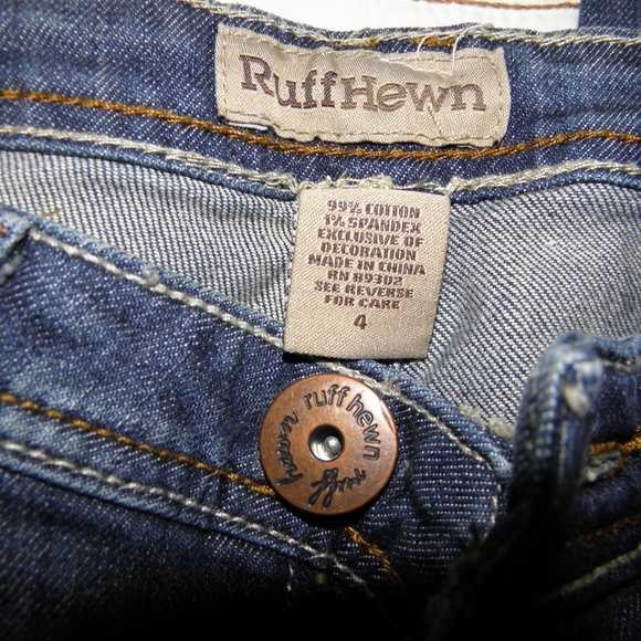 Ruff Hewn | Jeans | Ruff Hew Crop Jeans With Cuff Size 4 | Poshmark